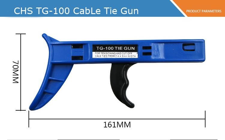 Tg-100 2.4mm to 4.8mm Cheap Cable Tie Fasten Cable Tie Tools