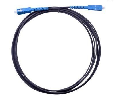 Fcj Group 1/2/4 Fibers Single Mode FRP Strength Member Messenger Wire LSZH FTTH Drop Cable (GJYFXCH)