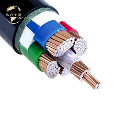 4/5 Cores 0.6/1kv Aluminium/Copper Core PVC Insulated PVC Sheathed Power Electric Cable