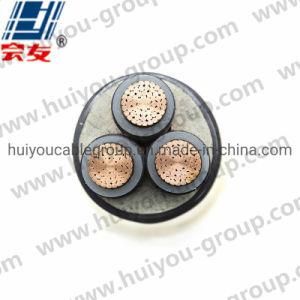 Zc-Yjy22 8.7-15kv 3*400 Middle Voltage XLPE Insulated PVC Sheathed Power Cable