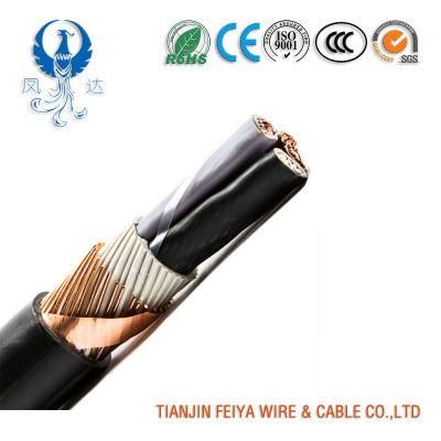 German Standard Industrial Cables Pcv Insulated Sheathed Copper Conductor Nycwy Screened Power Electric Cables