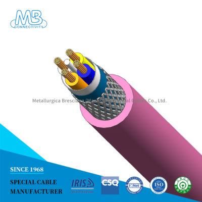 Black or Customized Color Railway Rolling Stock Cable for Automation Process
