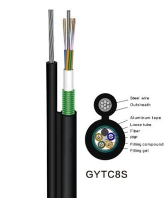 Optical Fiber 24 Fibers Single-Mode Single-Armored Network Indoor Outdoor Cable