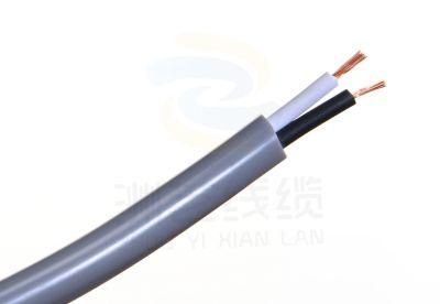 Electrical 2 Cores OEM Flexible Rvv Electric Cable