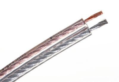 Transparent OFC/Tinned Copper/CCA/TCCA Speaker Cable