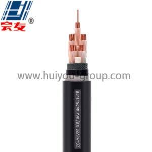 Zc-Yjv22 Zc-Yjy22 Cu/XLPE/Sta/PVC Power Cable 0.6/1kv Cable