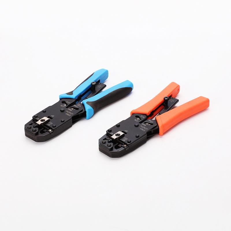 RJ45/8p8c, Rj12/6p6c, Rj11/6p4c, Rj9/4p4c Cabel Crimper Network LAN Crimping Tool with Ratchet