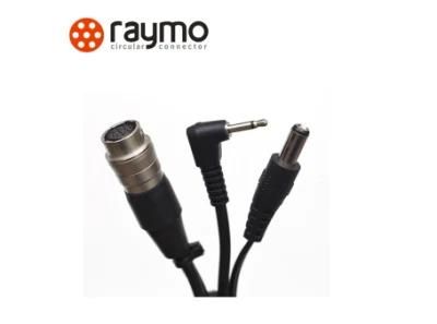 4 Pin Hirose Plug with DC 2.0 Audio Video Camera Cable