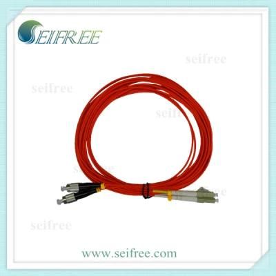 Multimode Om3 Duplex Optical Fiber Cable Jumper Wire (FC-LC)