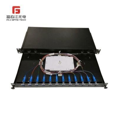 Fiber Optic Om3 Om4 24 Core MTP MPO Module Cassette for Fiber Optic Patch Panel
