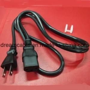 1.2m Black JIS 2p PSE Japan Power Cord