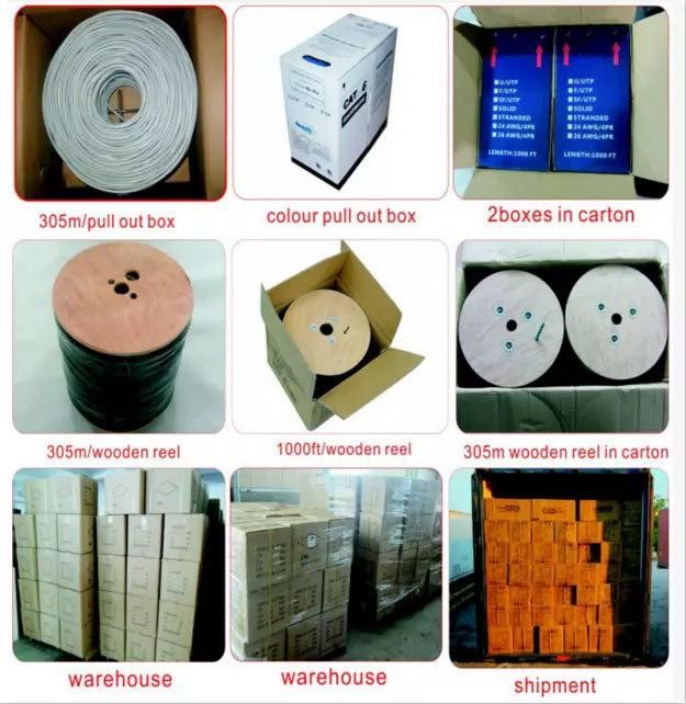 32AWG Flat Cable Cat 5e UTP Network LAN Cable Wholesale