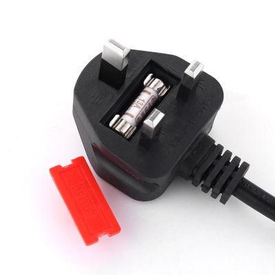 British 3 Pin Prong to IEC Female AC Mickey Mouse Cloverleaf C5 Connector Power Extension Cord Cable