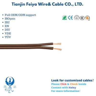 Nyy H07rn-F 2 Core Parallel PVC XLPE Coated Black LED Wire Copper Control Electric Coaxial Waterproof Rubber PV Solar Panel Wire Cable