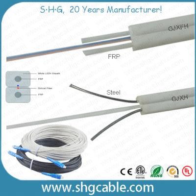 Hot Sale Factory Price Low Cost 1/2/4 Cores Fibers Butterfly Indoor Outdoor FTTH Drop Fiber Optic Cable