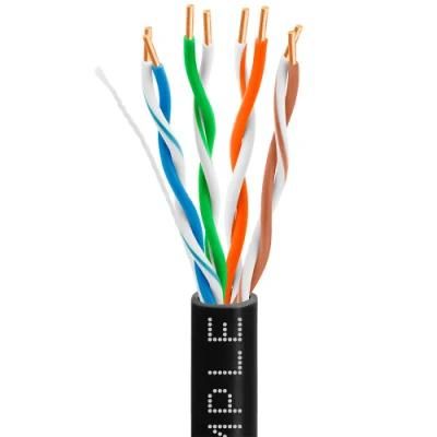 Cat5e Bulk Ethernet Cable 24AWG CCA 350MHz 1000 Feet Black