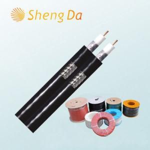 75 Ohm Digital Communication Rg59 Siamese Coaxial Cable