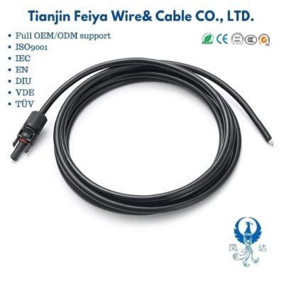 Nyy DC Black or Red Cable 0.6/1kv AC Flexible Tinned Copper Conductor Solar PV Cable 4mm 6mm Aluminium Wire Control Electric Coaxial Cable