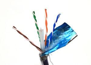 Network Cable Factory Competitive Price Cat5e&CAT6 UTP, FTP. SFTP in 0.58mm Bc