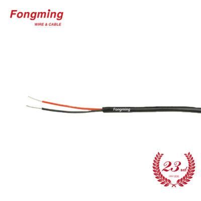 Fiberglass Braid Stainless Steel Shield K Type 2cores Thermocouple Wire