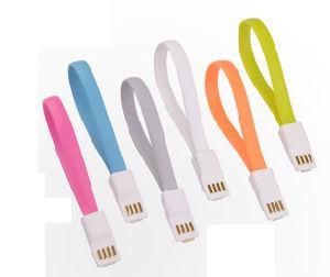 Magnet Flat USB2.0 Data Cable (30CM) for iPhone6, IP6 Plus, iPad, iPad Mini, etc.