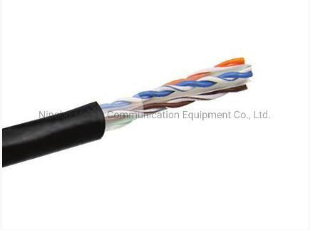 CAT6A Outdoor UTP Network Cable Dual Jacket 23AWG 4 Pair SFTP