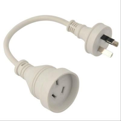 PVC Insulated 10A 250V 3 Pin Australian Extension Cord