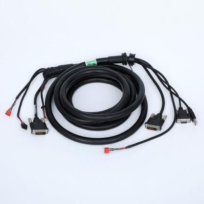 Robotics Touch Panel Overmolding High Voltage Cable with D-SUB Connector
