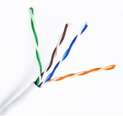 Factory Price New PVC 24AWG Copper Fire Resistant Cat5e Cable UTP Cat5 Network Cable