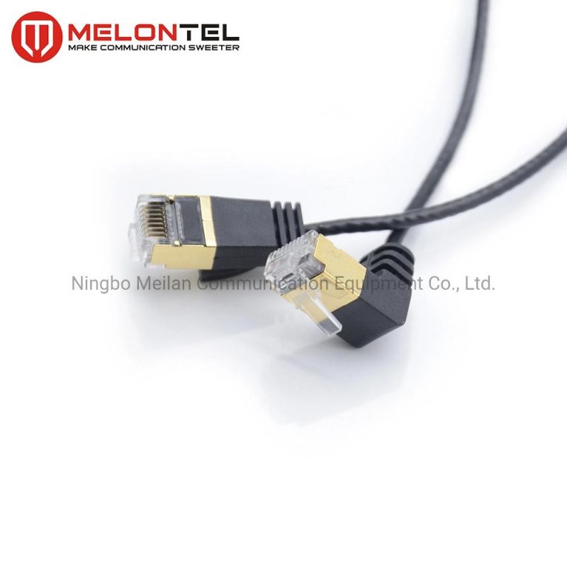 4pr LAN Network Cable RJ45 Cat. 5e Cat. 6A Network Cable 1m 5m 10m Patch Cord with Shield Metal Plug