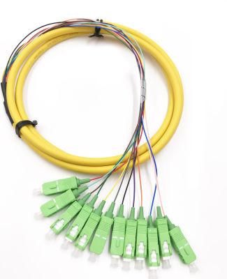 High Quality Sc/APC Fanout Fiber Optic Pigtail with Good Price