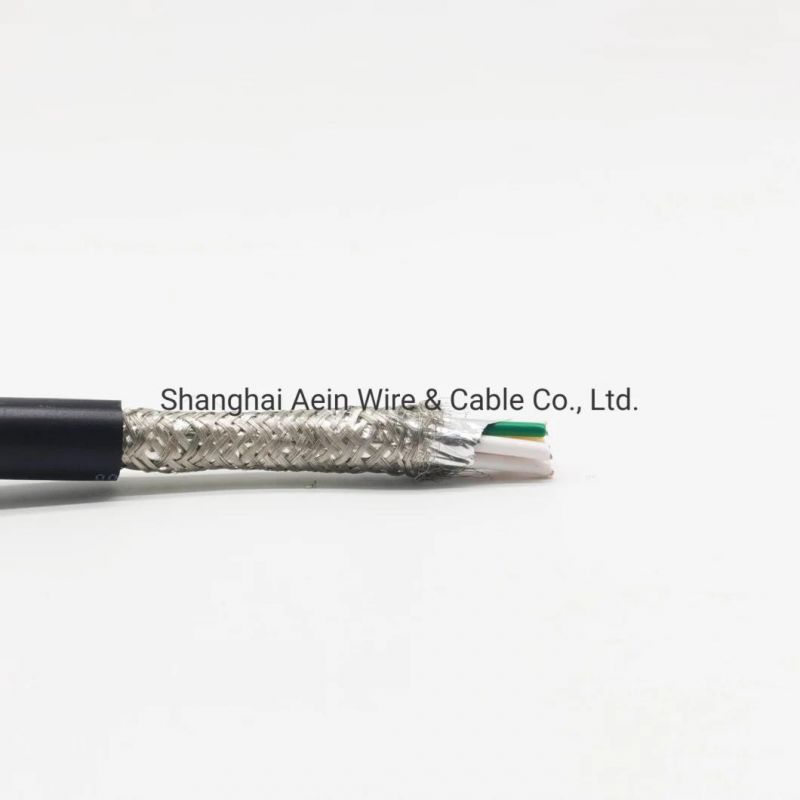 Screened Bedded LSZH Cable 300/500V Tinned Copper Wires Braid
