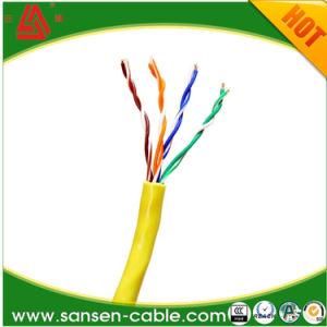 Cable 1000 FT. Cat5e UTP CCA Cable - Yellow