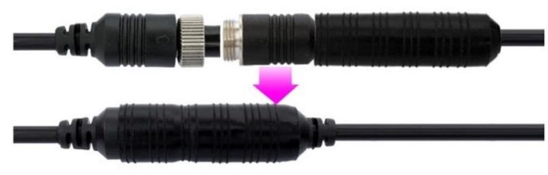 High Quality 4 Pin Aviation Connector M/F Cable for Vehicular Camera System