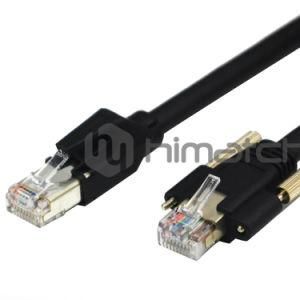 High Flexible RJ45 Gigabit Ethernet Cable with Thumbscrews