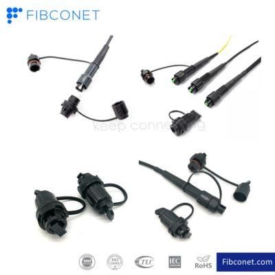 Ftta Outdoor Sc APC Waterproof Connector Fiber Optical Jumper Cable