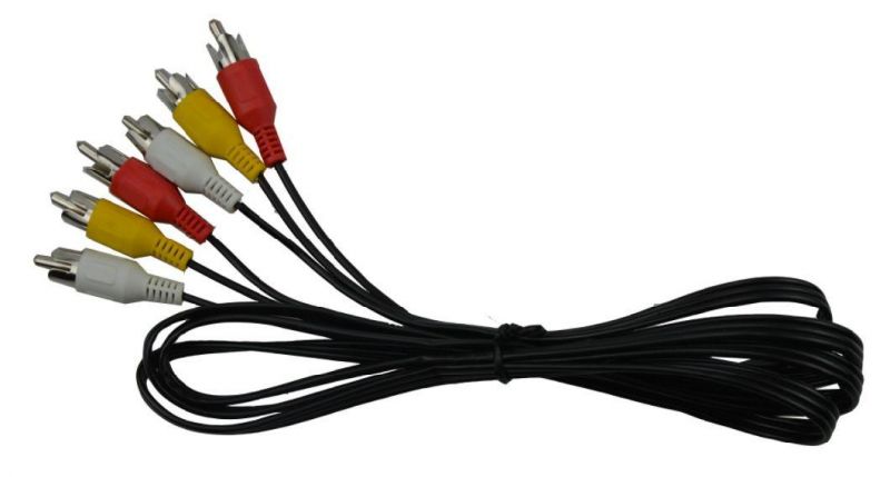 3.5 mm/2 RCA/3 RCA Audio Video Cable RCA Cable