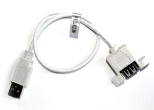 White USB Cable a Male to a Female