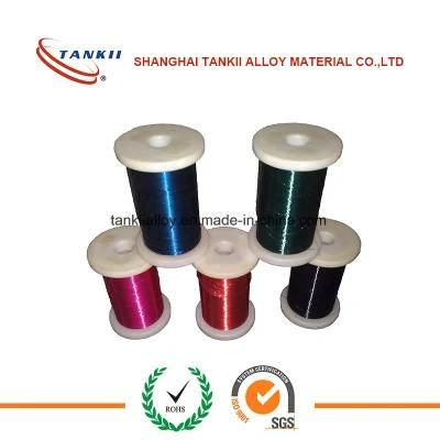 Enameled Ni80Cr20 nichrome 80/20 NiCr Resistance Alloy Wire