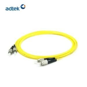 FC/Upc-FC/Upc Duplex 2.0mm 9/125 Singlemode PVC Yellow Patch Cord