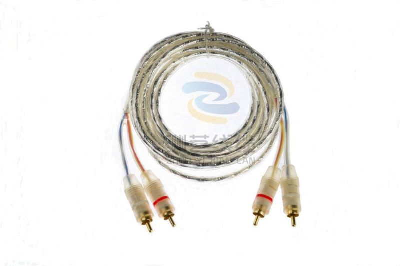 Braid Shielded Car Audio RCA Cable