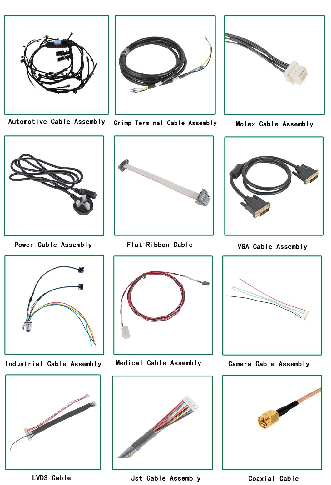 Factory Manufacturing Custom Auto Electrical Cables Medical Wire Harness Home Appliance Cable Assembly