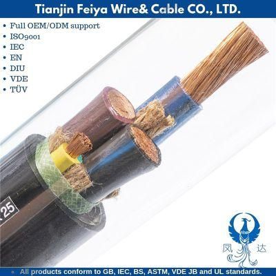 Nyy H05vvf Copper/Aluminum PVC/XLPE Insulation PVC/LSZH Sheath Power Cable Electric Cable Yjv Electric Wire Control Cable