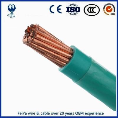 600V Green 6 Gauge Type T90/Thwn/Thhn Wire Stranded Sold by The 75m 150m T90 Wire