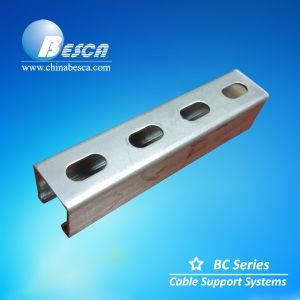 Galvanized Strut Channel with UL cUL CE IEC NEMA Ve-1 SGS (BSC-BS)