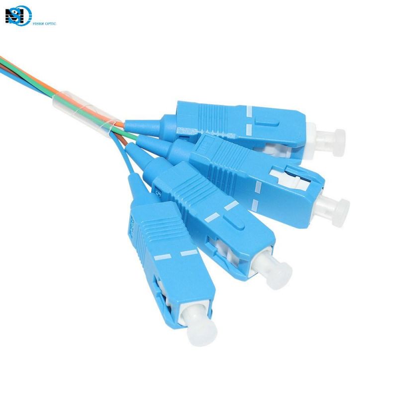 Singlemode 4core Fiber Optic Cable G652D LSZH with Sc/Upc-LC/Upc Connector