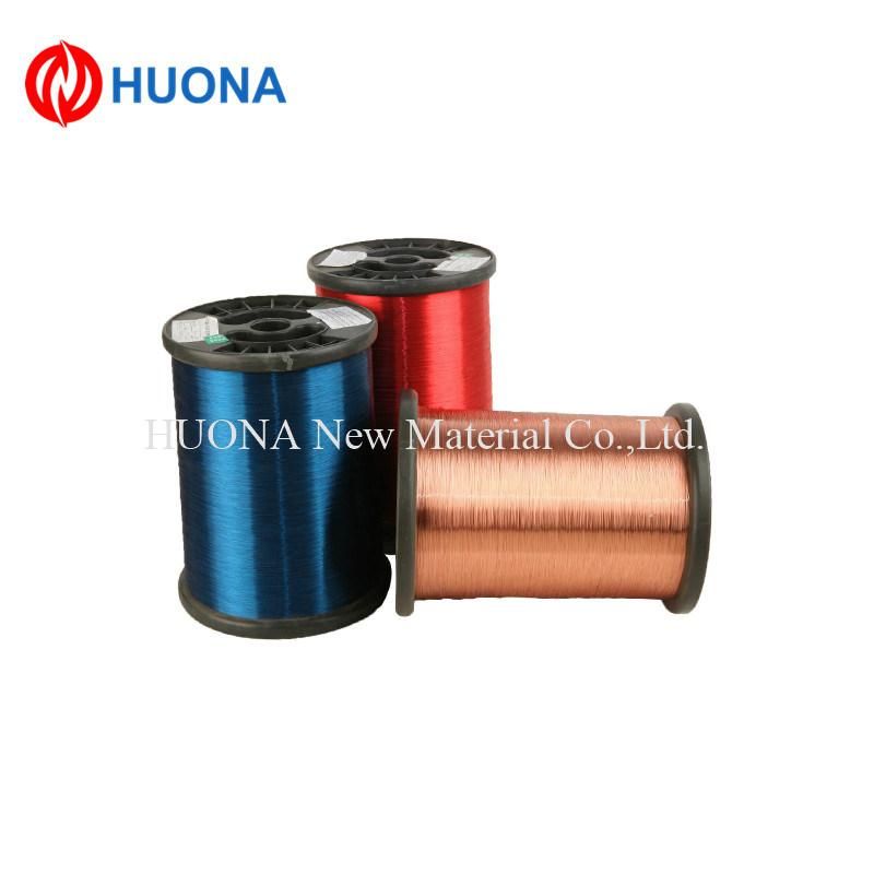 0.025mm Polyester Enamelled Resistance CuNi40 Alloy High Temperature Enameled Wire