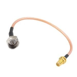 F Male to RP SMA Female Rg316 Pigtail Cable Assembly