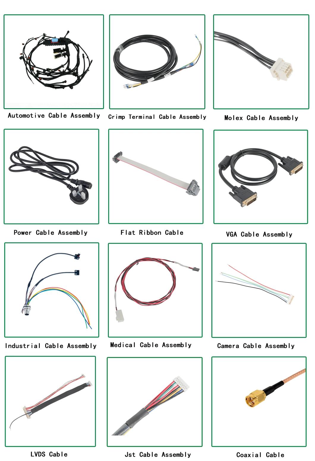 BNC, SMA, TNC, MCX, MMCX, N-Type, SMB, RF Jumper Cable Wire Harness/Cable Assembly