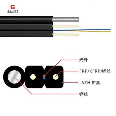 FRP/Kfrp/Steel Strength Member Self-Supporting Fiber Optic Cable